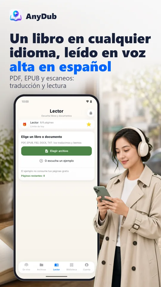 AnyDub: Video & PDF Translator: 