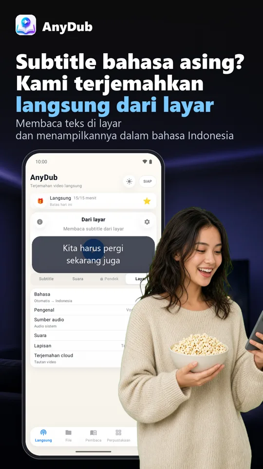 AnyDub: Penerjemah Video & PDF: tangkapan layar 3