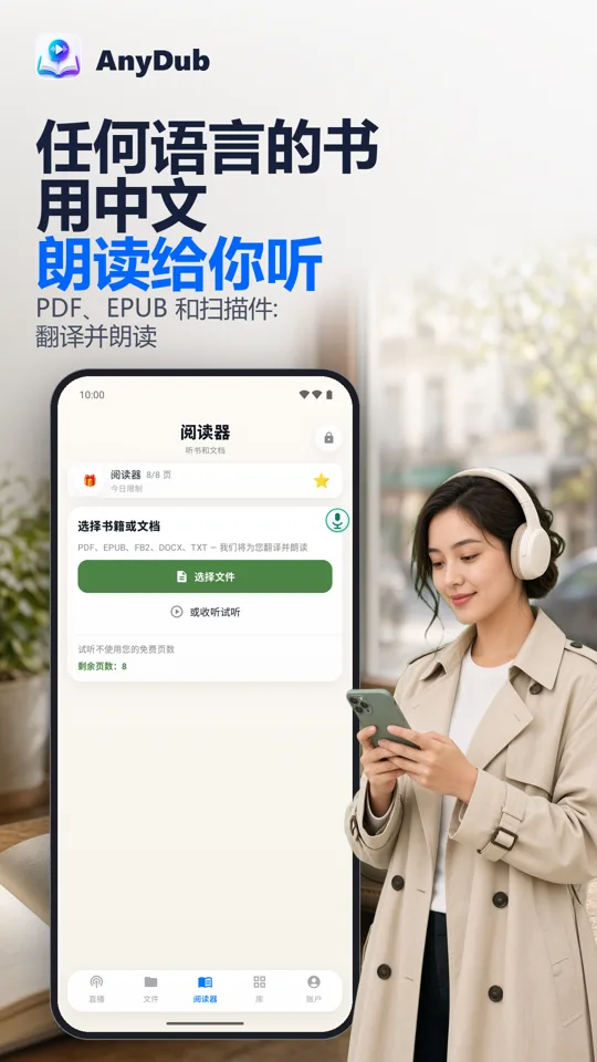 AnyDub: 视频与PDF翻译: 截图 4