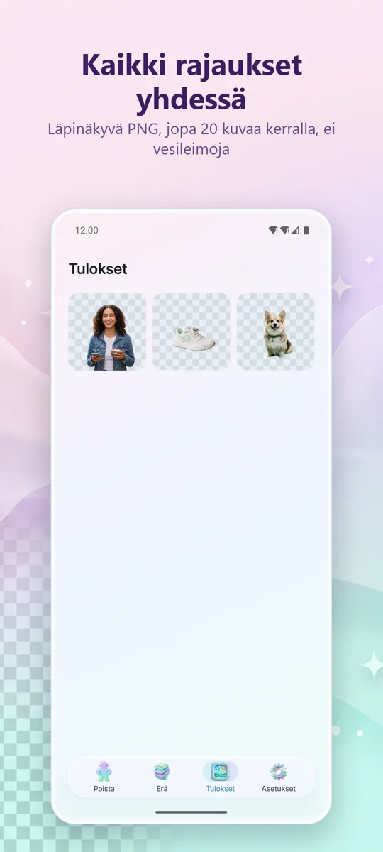 Taustanpoistaja: kuvakaappaus 4