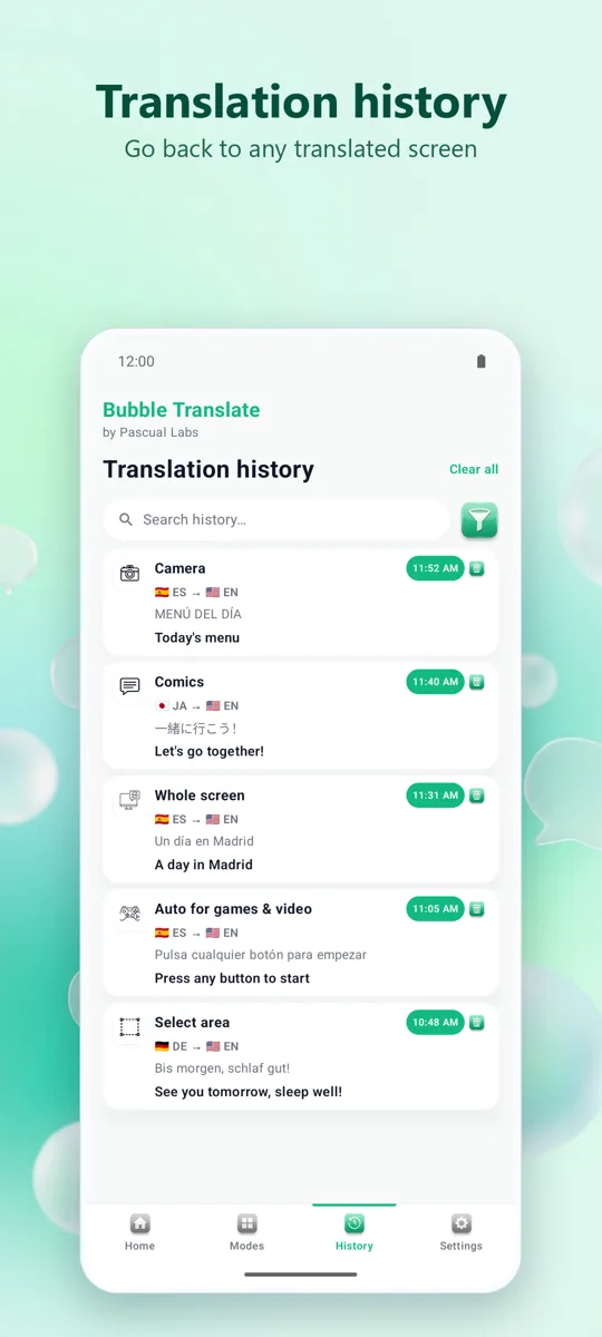 Bubble Translate: screenshot 4