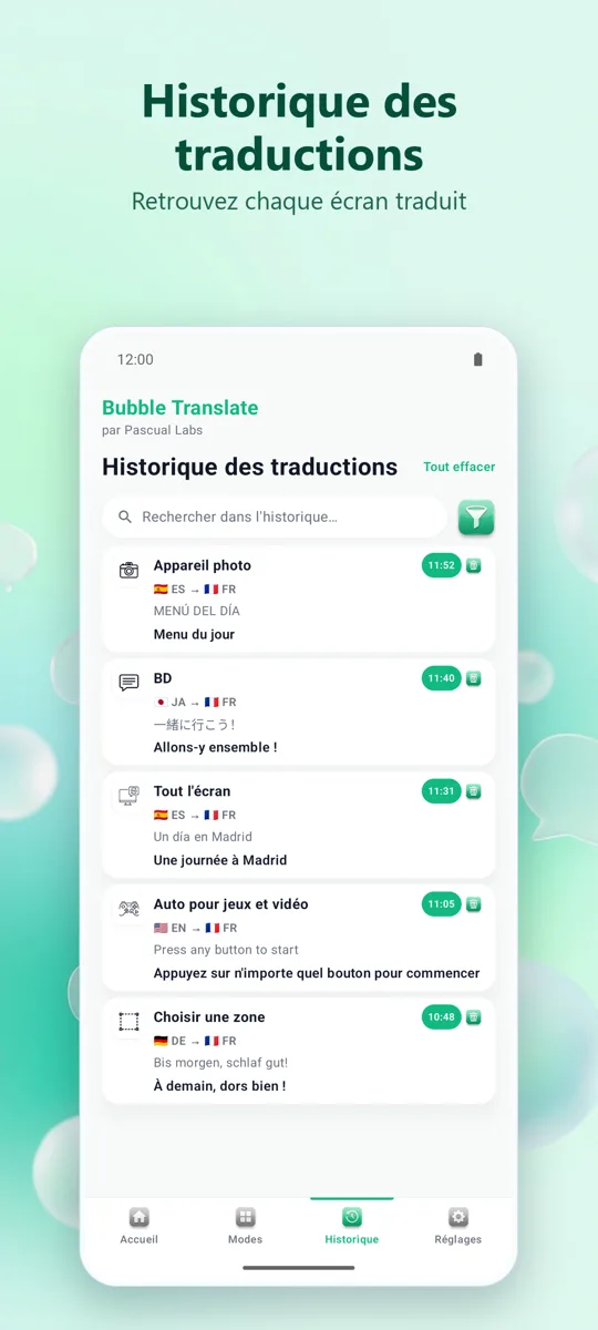 Bubble Translate: capture d'écran 4