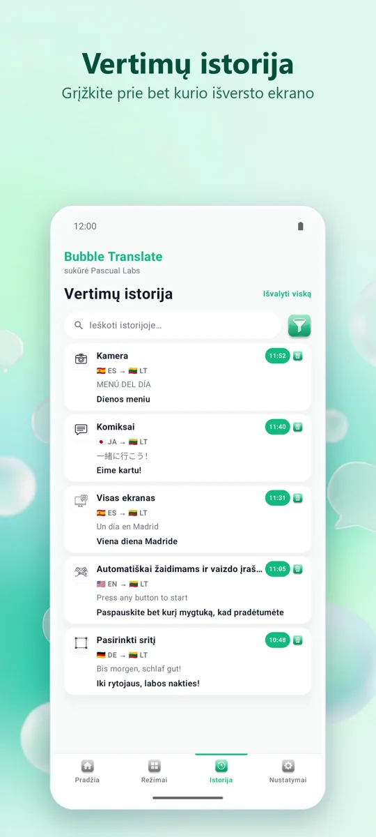 Bubble Translate: ekrano kopija 4