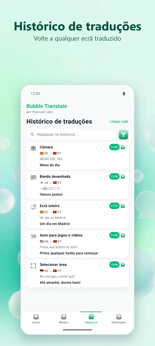Bubble Translate: captura de ecrã 4