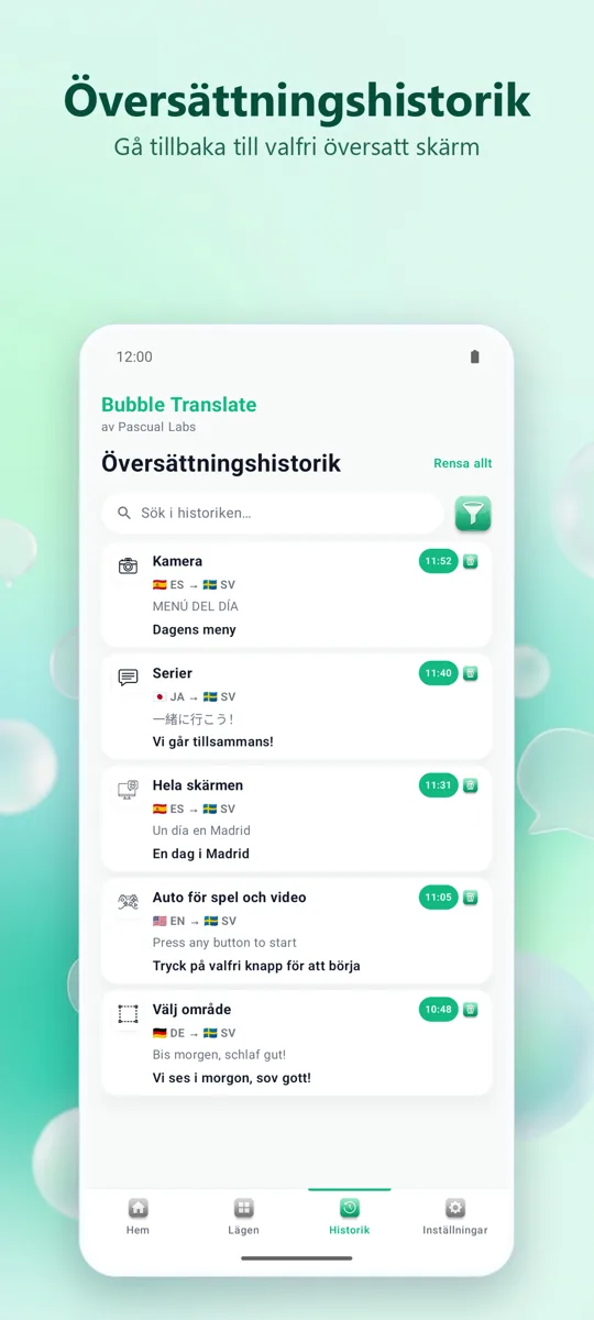 Bubble Translate: skärmbild 4