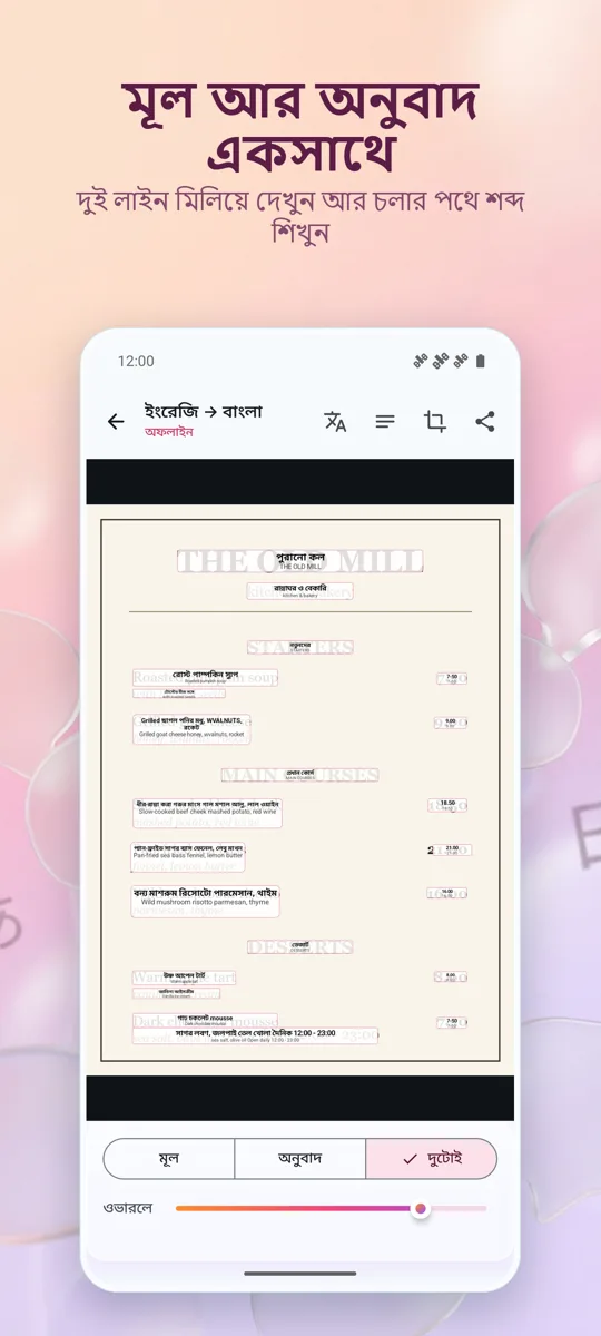 ক্যামেরা অনুবাদক: ছবি: স্ক্রিনশট 3