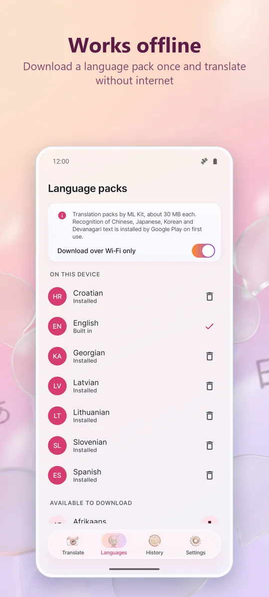 Camera Translator: Photo: screenshot 4