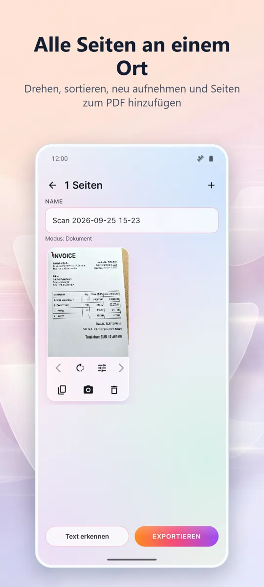 Dokumentenscanner: PDF Scan: Screenshot 2