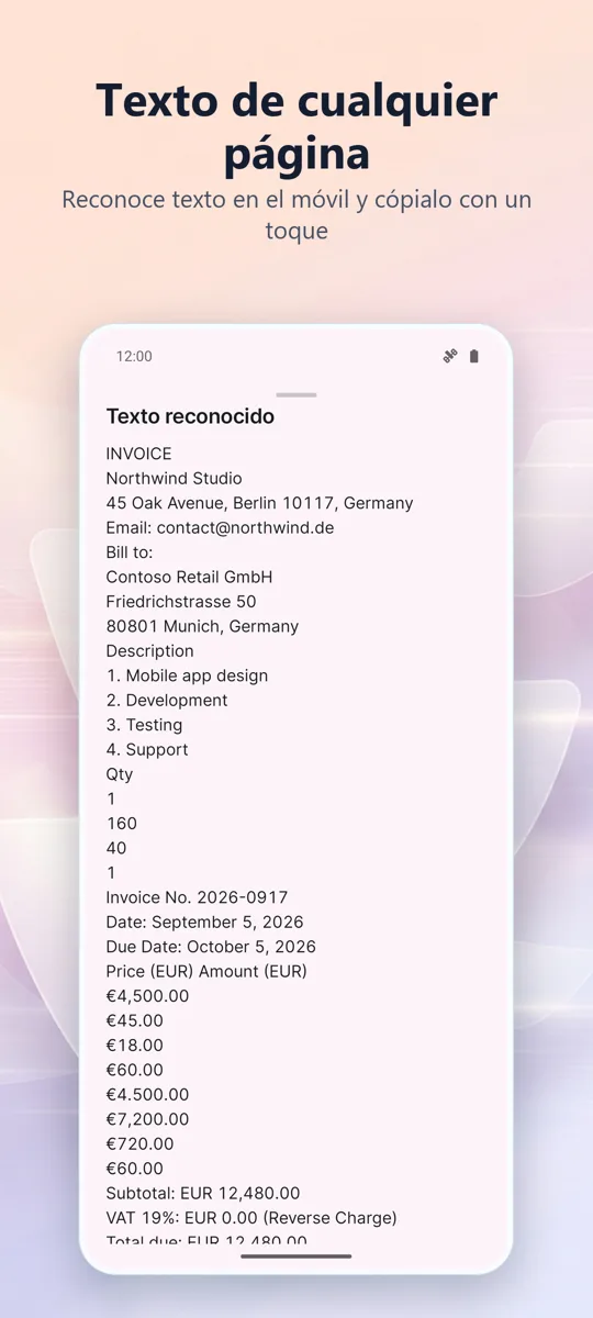 Escáner de documentos: PDF: captura de pantalla 4