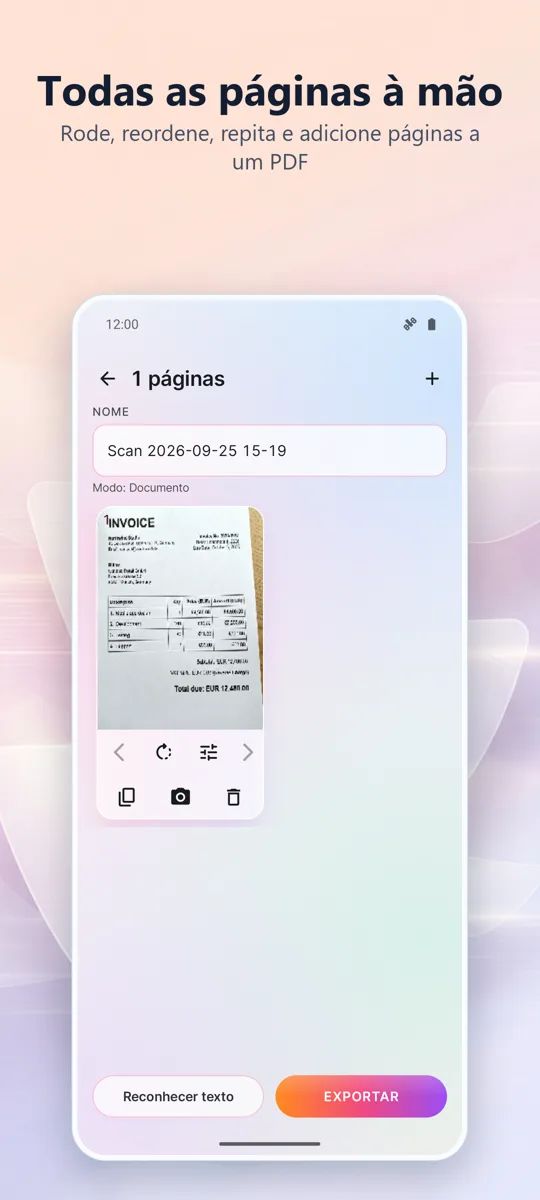 Scanner de Documentos: PDF: captura de ecrã 2