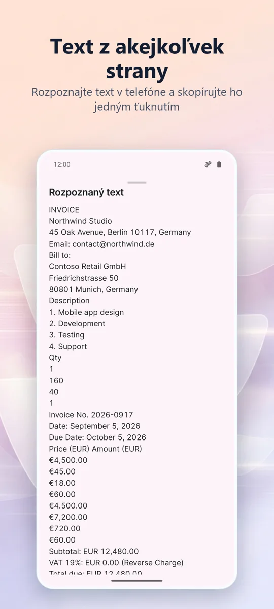 Skenovanie dokumentov: PDF: snímka obrazovky 4