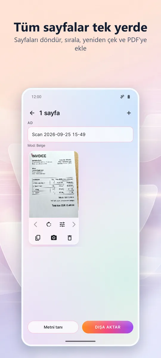 Belge Tarayıcı: PDF Tarama: ekran görüntüsü 2