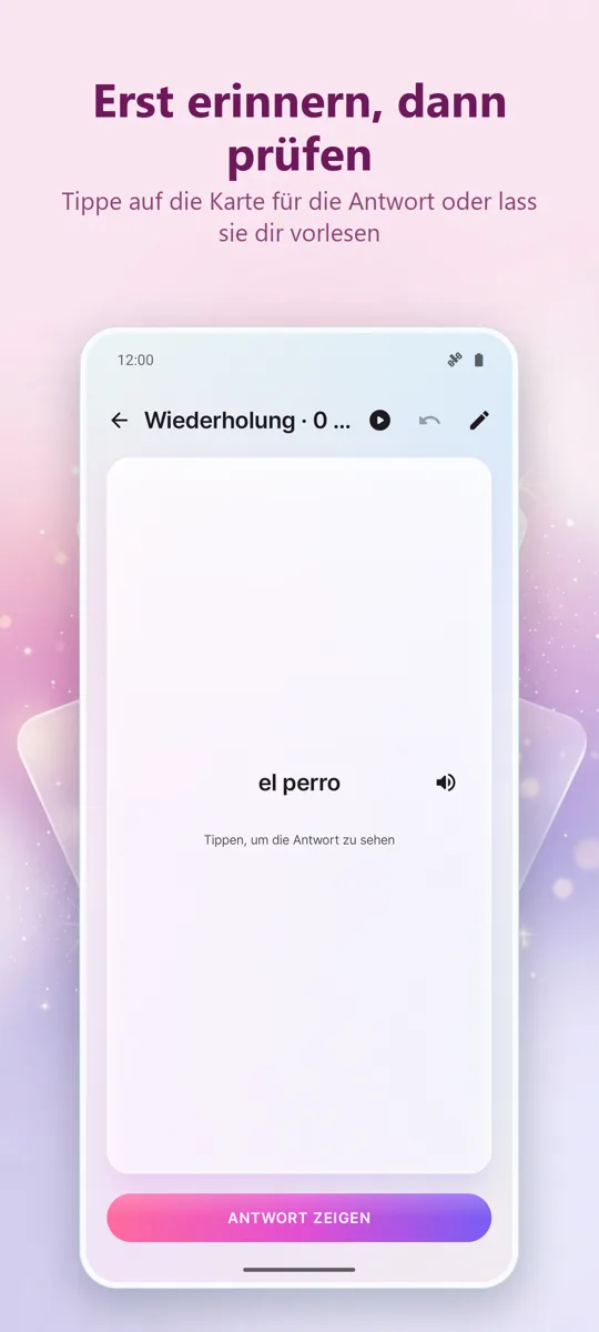 Flashcards: Lernen mit System: Screenshot 2