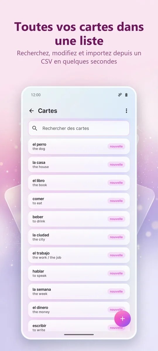 Flashcards: Étude Espacée: capture d'écran 4