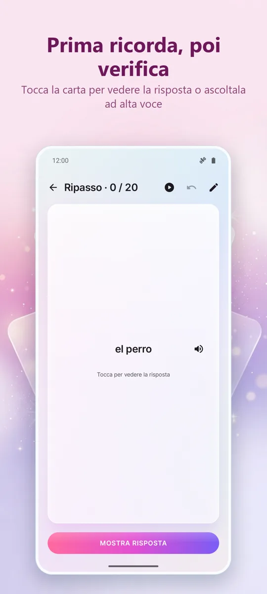 Flashcards: Studio Spaziato: screenshot 2