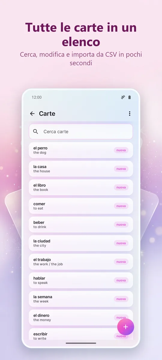 Flashcards: Studio Spaziato: screenshot 4