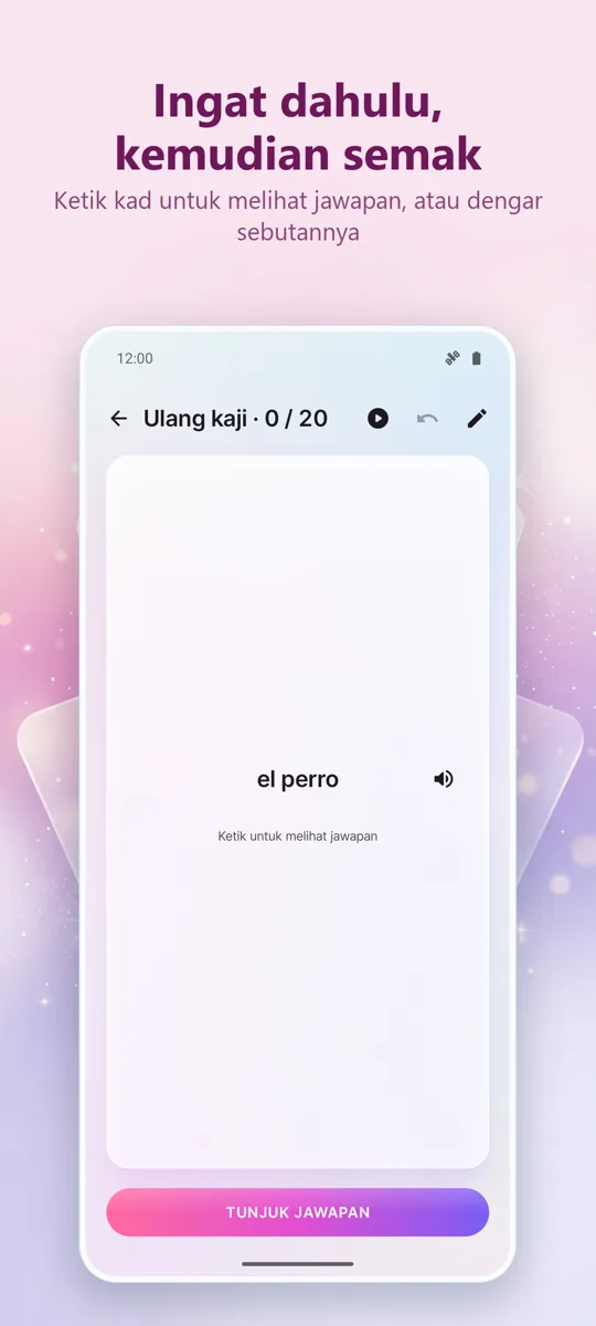 Flashcards: Kajian Berjarak: tangkapan skrin 2