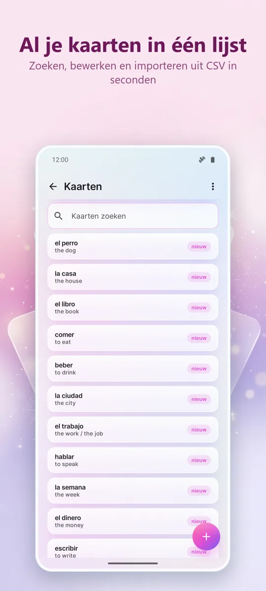 Flashcards: Gespreid Leren: schermafbeelding 4
