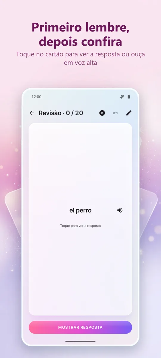 Flashcards: Estudo Espaçado: captura de tela 2