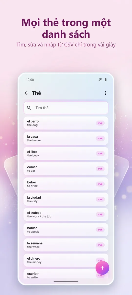 Flashcards: Học cách giãn cách: ảnh chụp màn hình 4