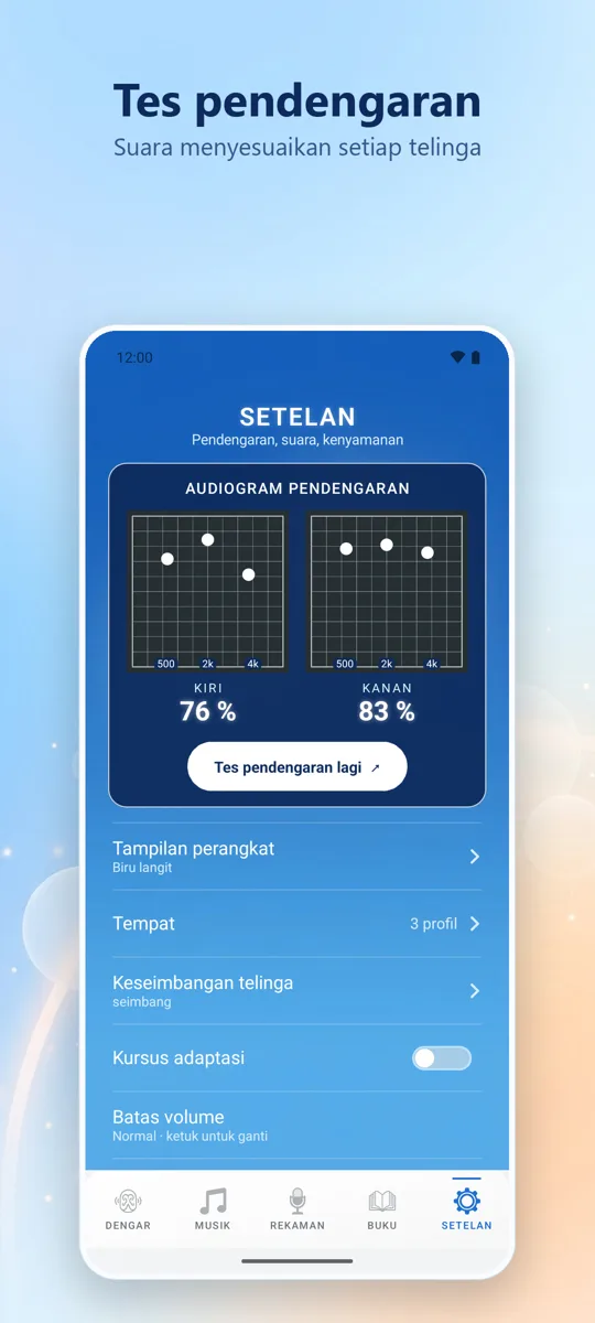 Hearing+: tangkapan layar 4