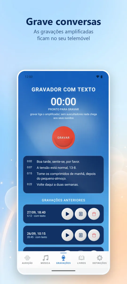 Hearing+: captura de ecrã 3