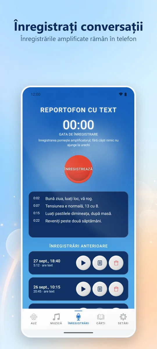 Hearing+: captură de ecran 3