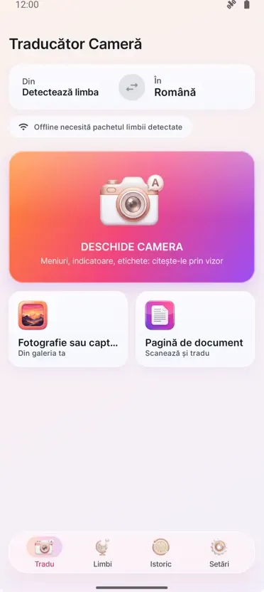 Traducător Cameră: Foto