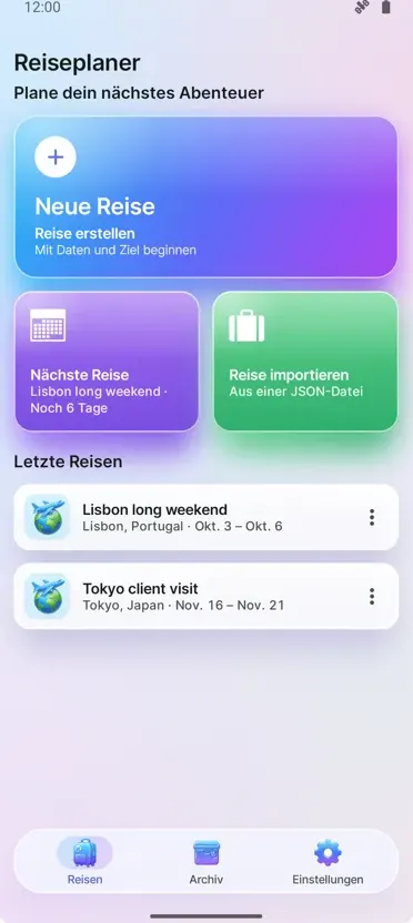 Reiseplaner