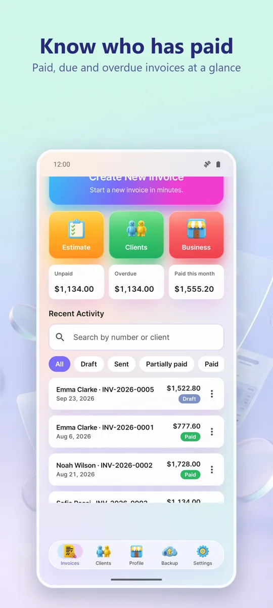 Invoice Maker: Billing PDF: screenshot 4