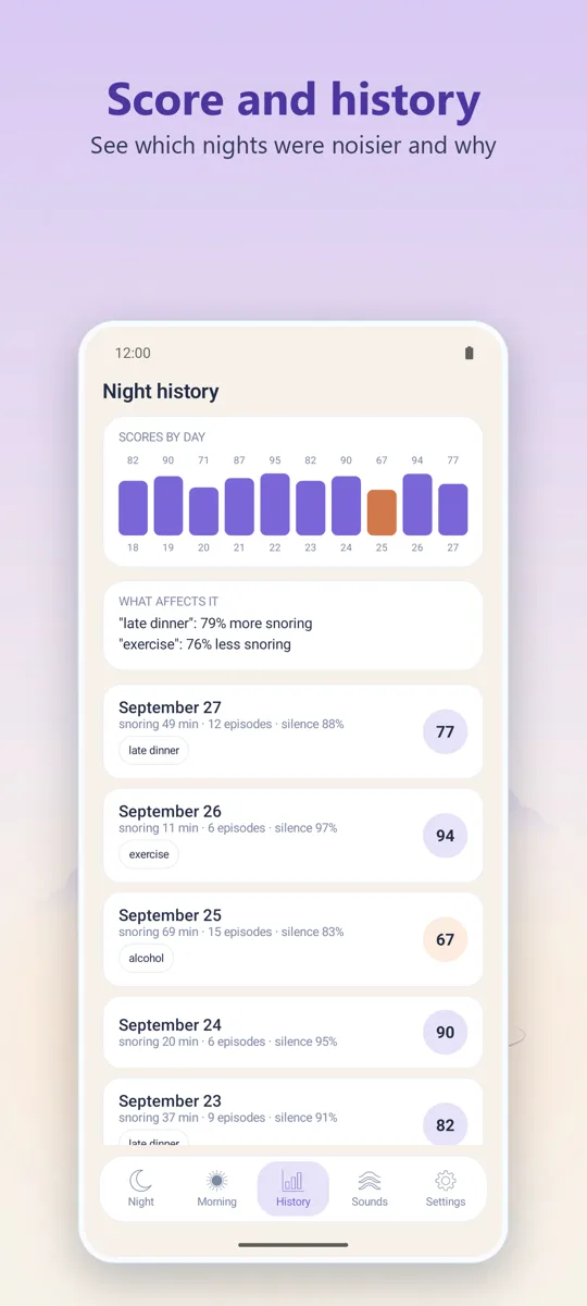 Night Recorder: screenshot 3