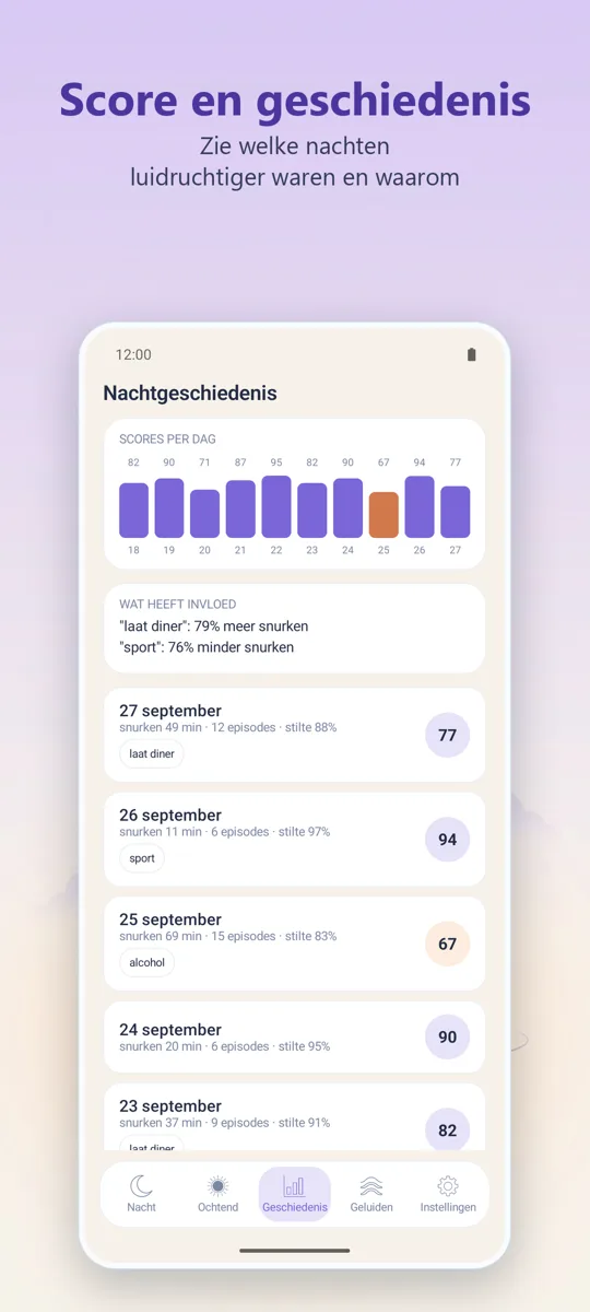 Nachtrecorder: schermafbeelding 3