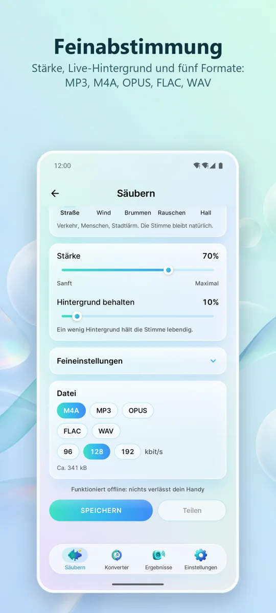 Noise Remover: Audio Reinigen: Screenshot 3