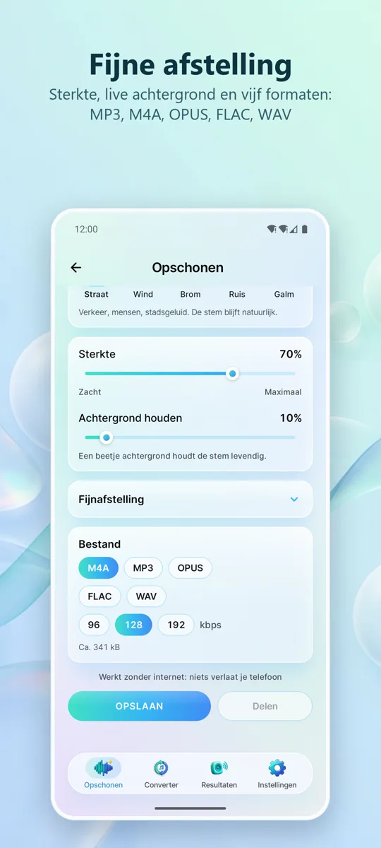 Noise Remover: Audio Opschonen: schermafbeelding 3