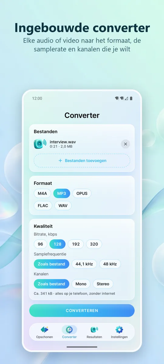 Noise Remover: Audio Opschonen: schermafbeelding 4