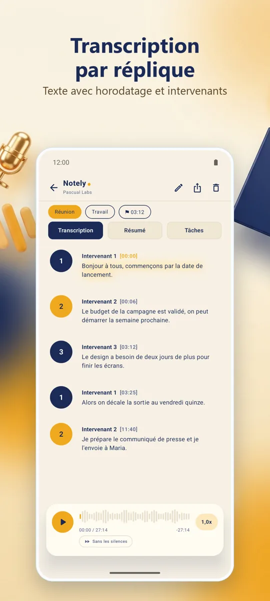 Notely: capture d'écran 2