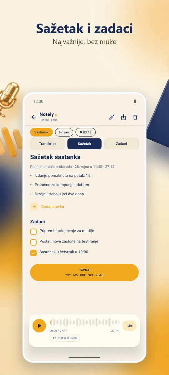 Notely: snimka zaslona 3