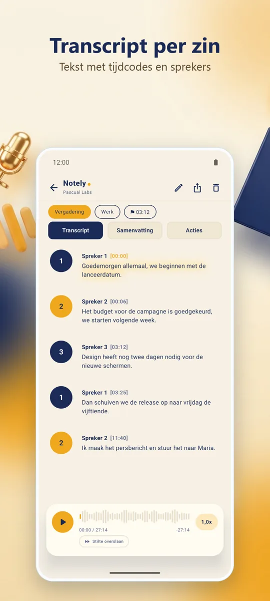 Notely: schermafbeelding 2