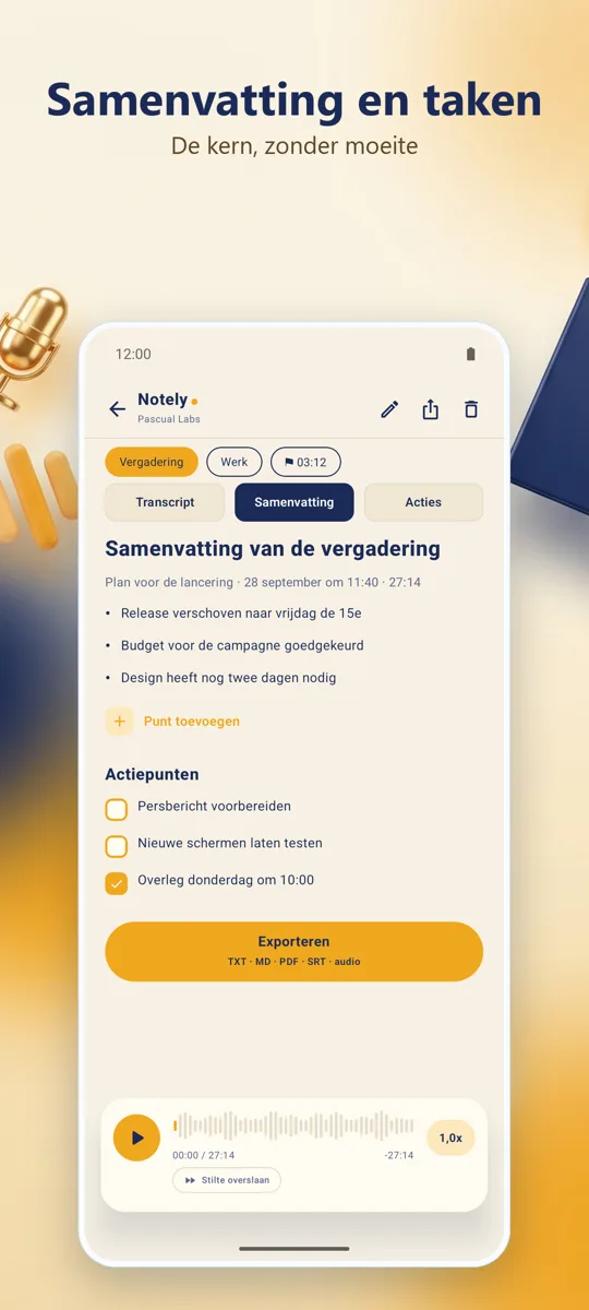 Notely: schermafbeelding 3