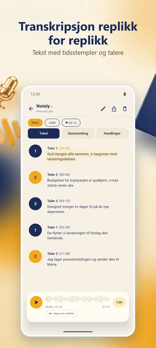 Notely: skjermbilde 2