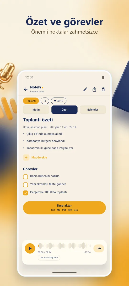 Notely: ekran görüntüsü 3