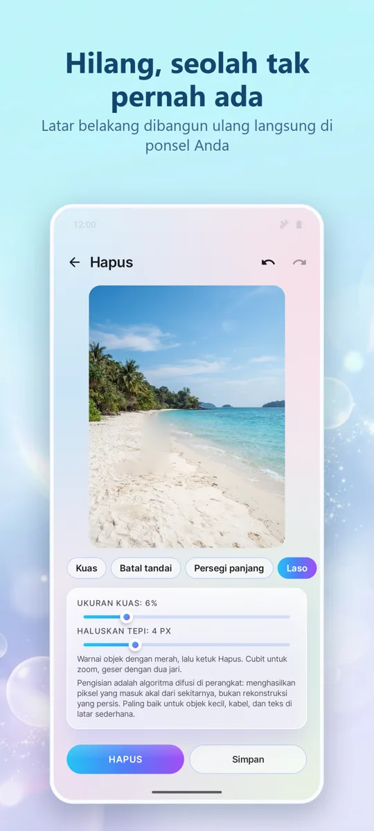 Penghapus Objek: Hapus Item: 