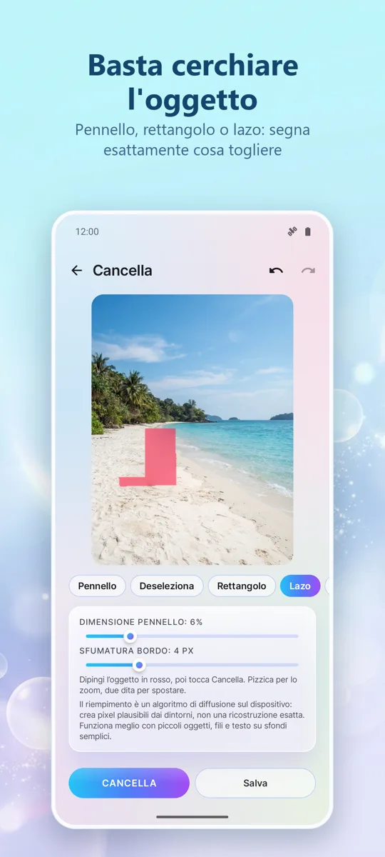 Cancella Oggetti: Rimuovi: screenshot 2