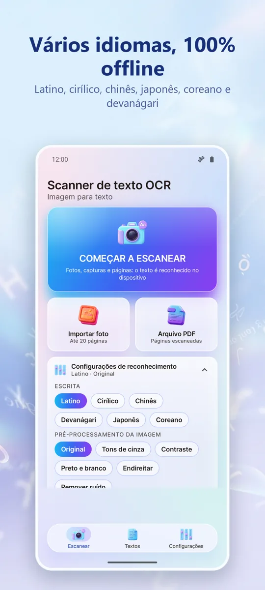 OCR Scanner: Imagem para Texto: captura de tela 4