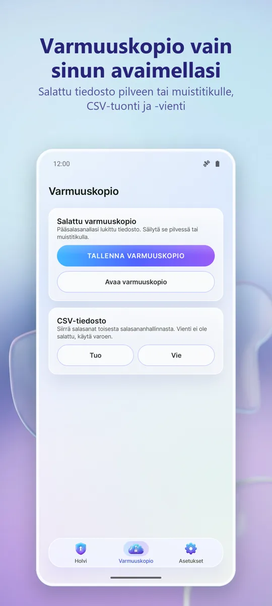 Salasananhallinta: Holvi: kuvakaappaus 2