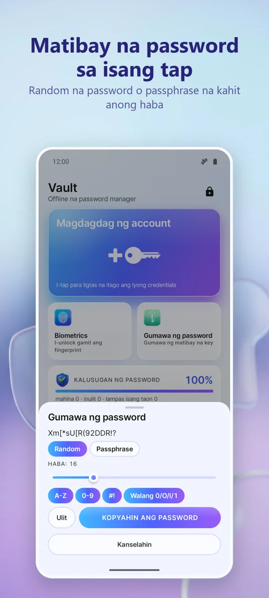 Tagapamahala ng Password: screenshot 4