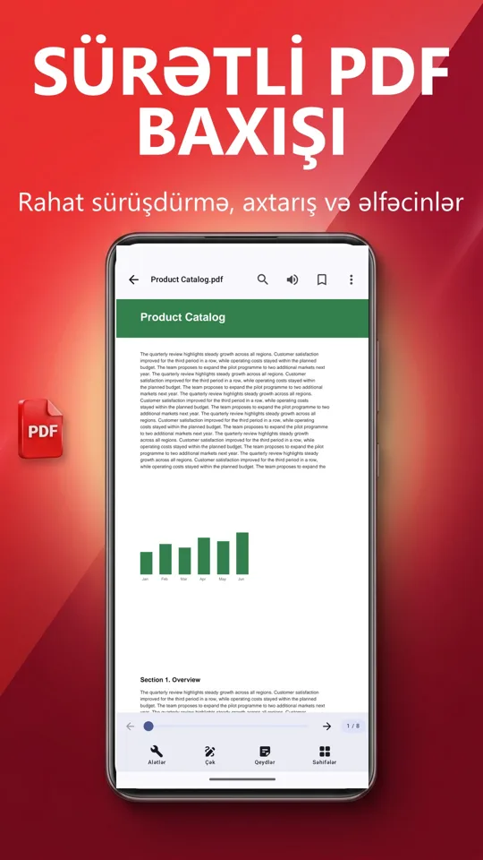 PDF oxuyucu: tərcümə, səs: ekran görüntüsü 2