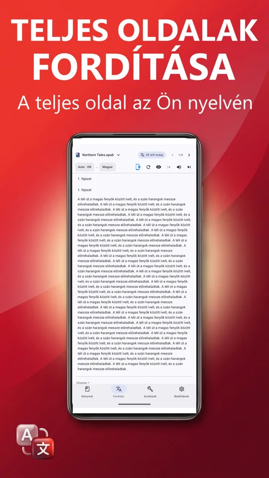 PDF olvasó: fordítás, hang: képernyőkép 4