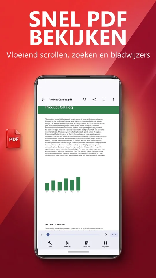 PDF-lezer: vertalen, voorlezen: schermafbeelding 2