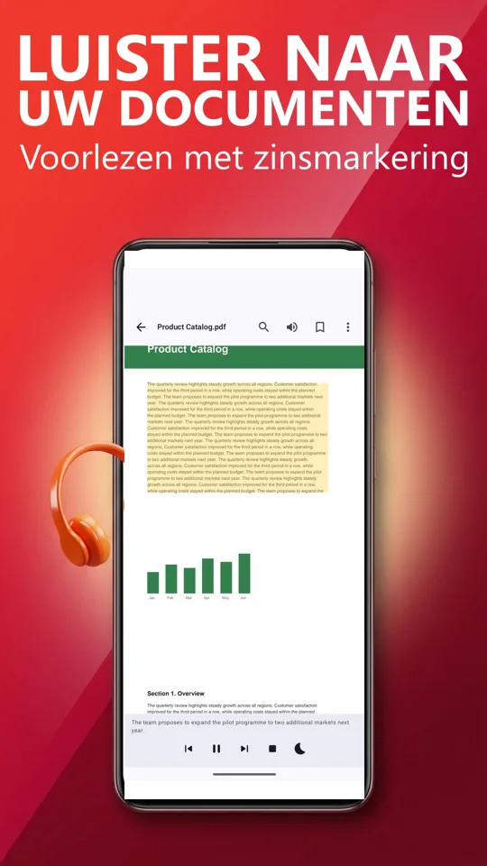 PDF-lezer: vertalen, voorlezen: schermafbeelding 3
